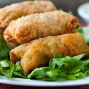 Buffalo Chicken Egg Rolls